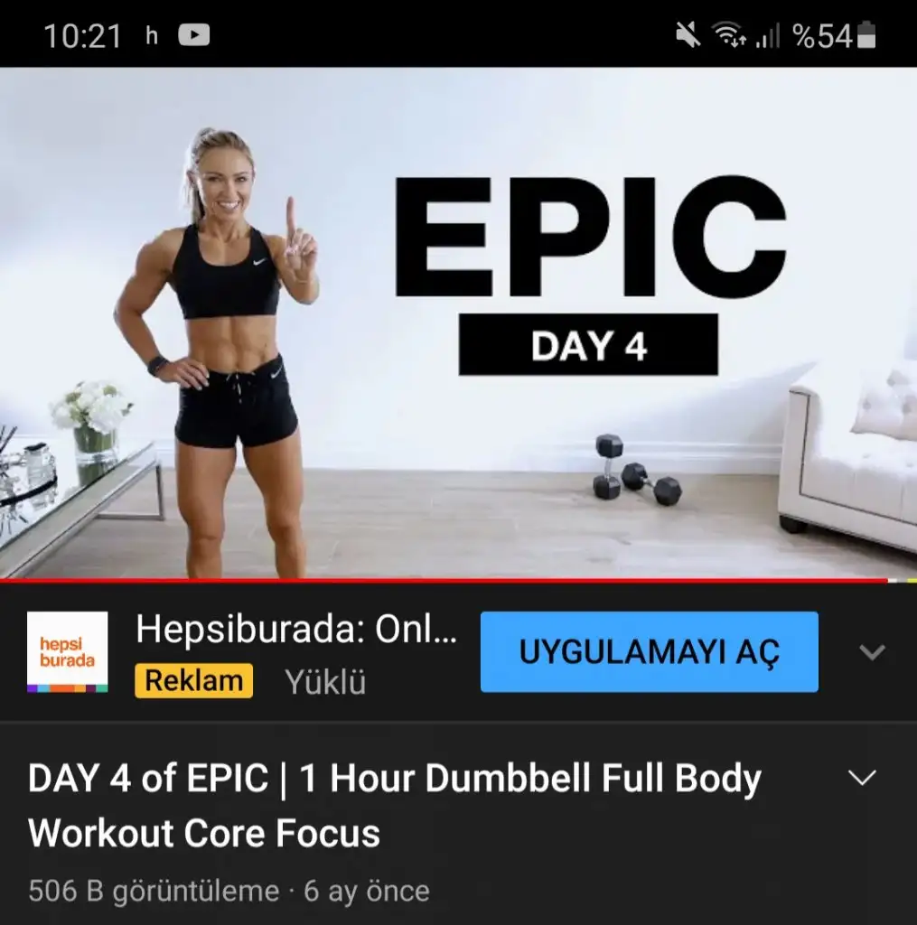 Day 10 of EPIC  30 Min Full Body Burpee HIIT Workout No Repeat 