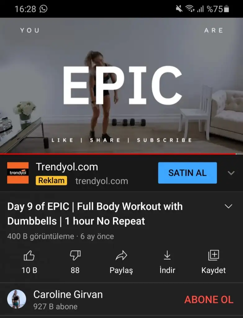 Day 10 of EPIC  30 Min Full Body Burpee HIIT Workout No Repeat 