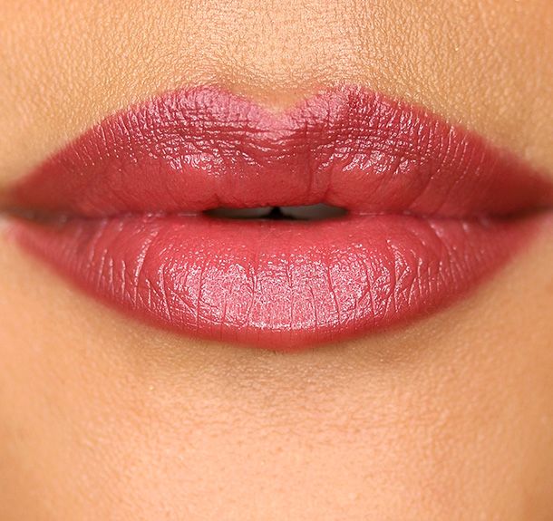 MAC matte-finish lipstick in YASH