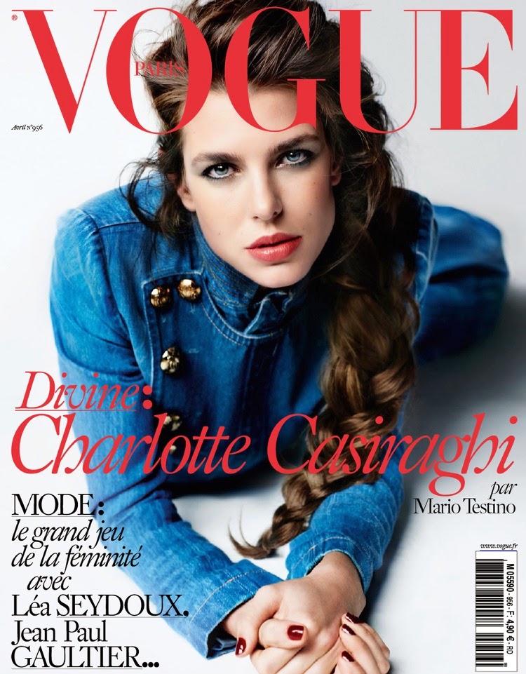 Caroline, Princess of Hanover @ Charlotte Casiraghi - Vogue France, April 2015 1.jpg