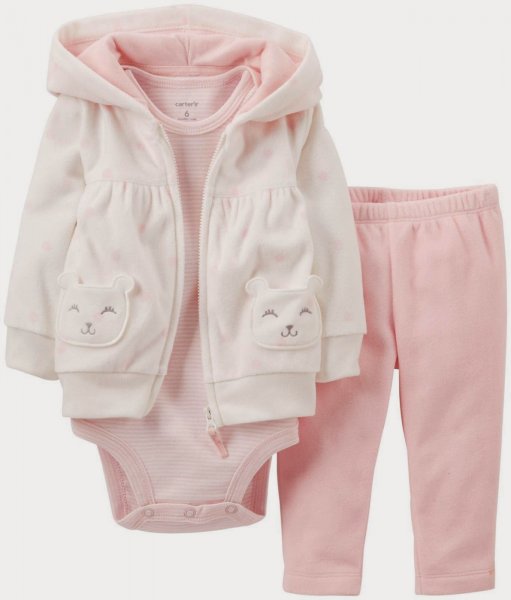 Carter's 3 Piece Hooded Set (Baby) - Bear-3.jpg