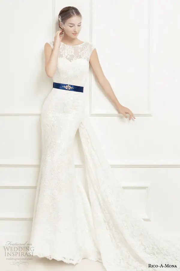 rico-a-mona-lace-cap-sleeve-sheath-wedding-dress-navy-blue-sash.webp