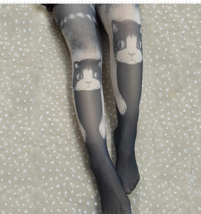 Women Cute Thigh Cat Tail Kitten Stockings Pantyhose Tattoo Tights Leggings New - eBay.png