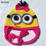 Minion (Minyon) Bere ve Sapka Yapimi-9.jpg