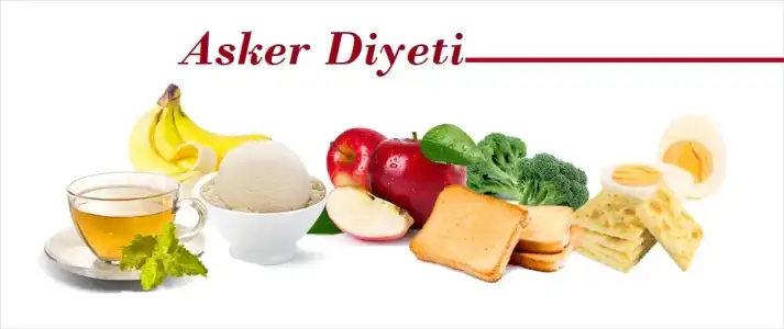 Asker Diyeti ile 3 günde 5 kilo