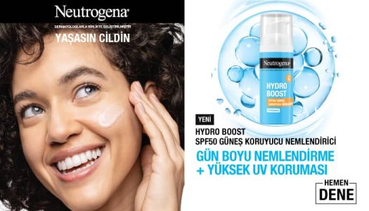 Neutrogena Hydro Boost SPF50 Güneş Koruyucu Nemlendirici