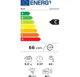 Bosch WGA142X1TR 9 kg 1200 Devir Çamaşır Makinesi-1.webp