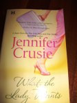 $jennifer cruise what the lady d wants.jpg